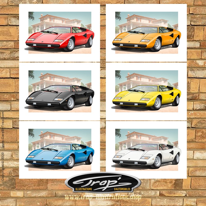 Mug Trap' Lamborghini Countach LP400