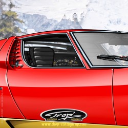 Poster Trap' Lamborghini Miura P400S