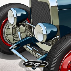 Poster Trap' Ford Model A 1928 Roadster