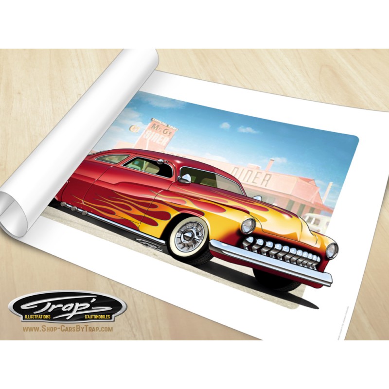 Poster Trap' Mercury 1949 leadsled