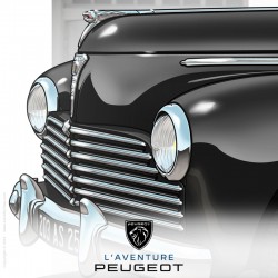 Poster Trap' Peugeot 203 Cab
