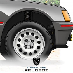 Affiche Trap' Peugeot 205 T16 Série 200