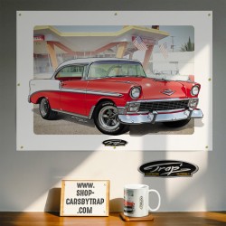 Poster Trap' Chevrolet Bel Air 1956