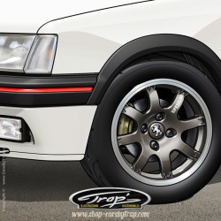 Affiche Trap' 205 GTI PTS