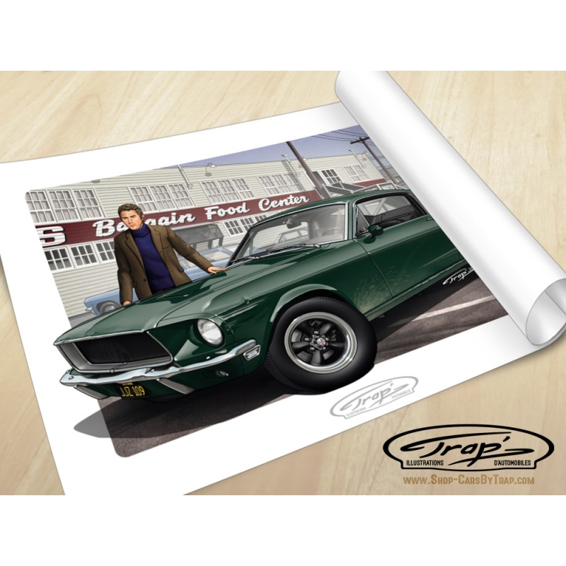 Trap' affiche Mustang Bullitt