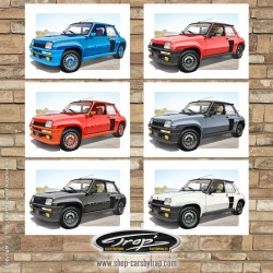 Impression numérotée Trap' Renault 5 Turbo