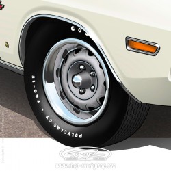 Toile Trap' Dodge Challenger Vanishing Point