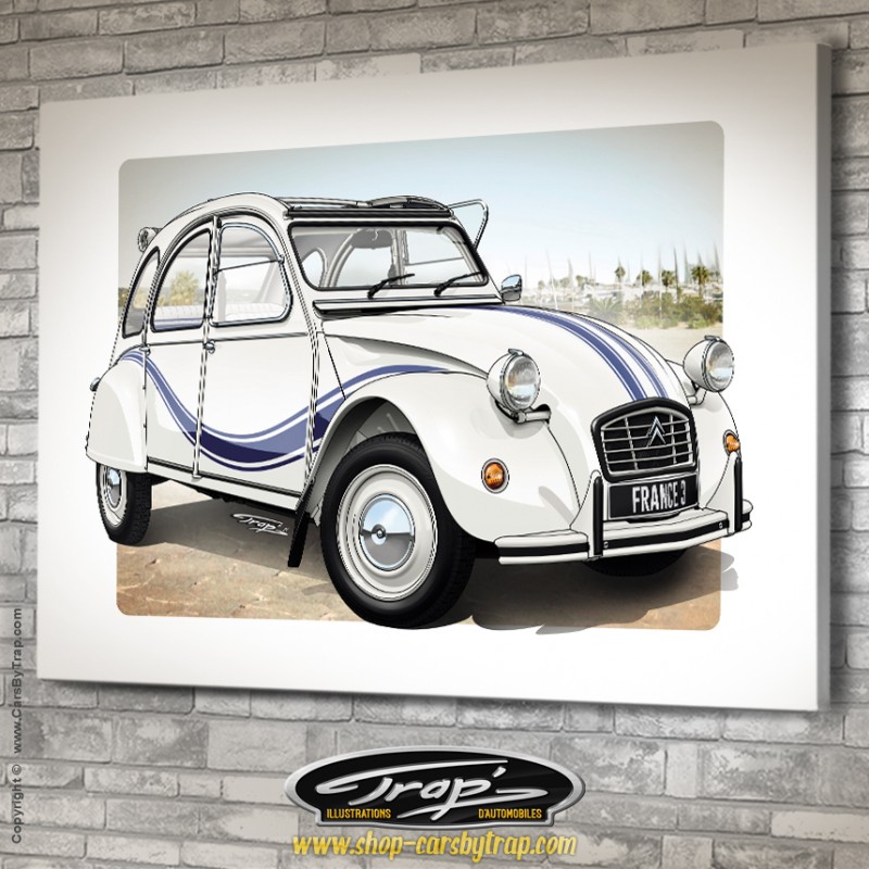 Toile Trap' Citroën 2CV France3