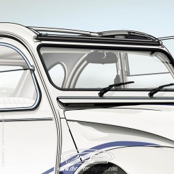 Toile Trap' Citroën 2CV France3