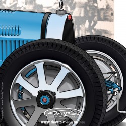 Toile Trap' Bugatti Type 35