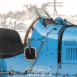 Toile Trap' Bugatti Type 35
