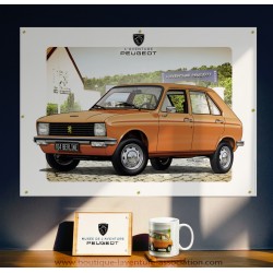 Affiche Trap' Peugeot 104 Berline 1972
