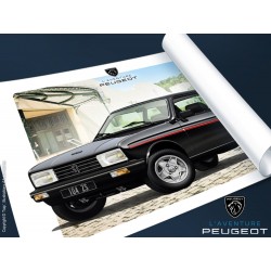 Affiche Trap' Peugeot 104 ZS